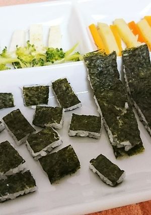 離乳食～のりおにぎり～-レシピのメイン写真