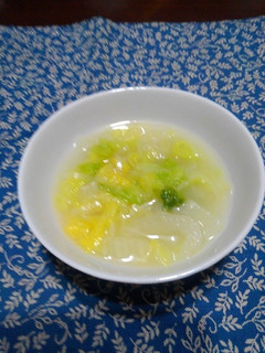 中華風白菜たっぷりスープ-レシピのメイン写真