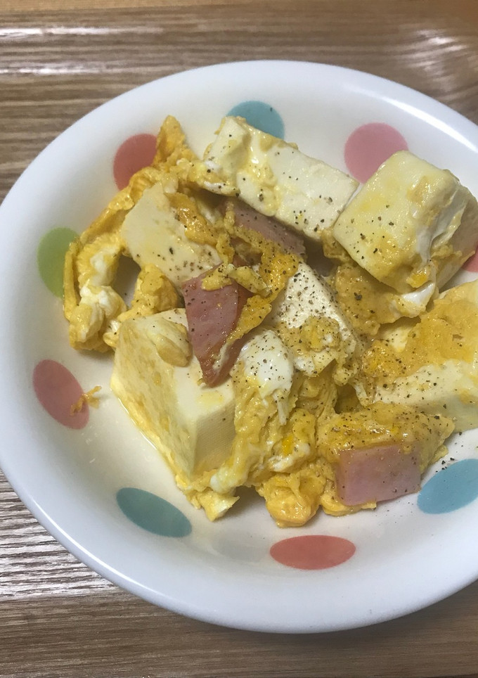 簡単豆腐の卵とじ-レシピのメイン写真