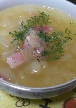 4stepで★玉ねぎのスープ♡-レシピのメイン写真