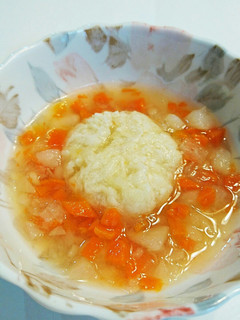 【離乳食】中期・豆腐と鶏ミンチのおだんご-レシピのメイン写真