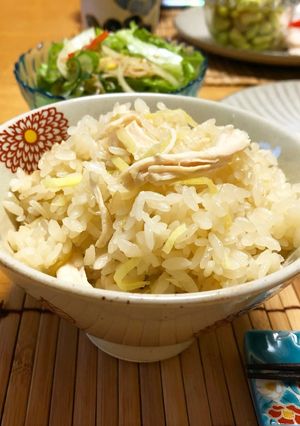 鶏だし生姜ごはん-レシピのメイン写真