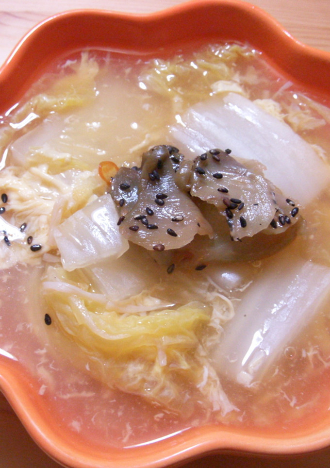 帆立と白菜のとろ～り中華スープ-レシピのメイン写真
