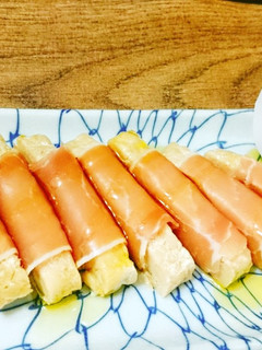 生ハムテンペ♪(おつまみテンペ)-レシピのメイン写真