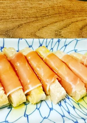 生ハムテンペ♪(おつまみテンペ)-レシピのメイン写真