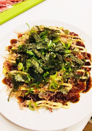 ヘルシーお好み焼き(残りモノで)-レシピのメイン写真