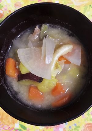 料理初心者の豚汁-レシピのメイン写真