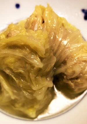 とろ味白菜のひき肉ロール-レシピのメイン写真