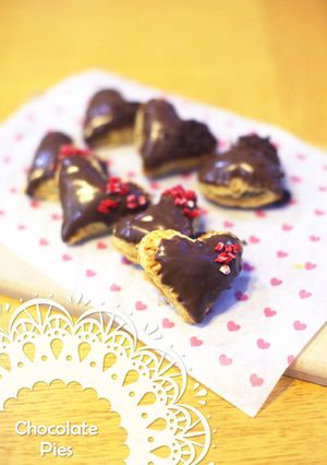 冷凍シートで簡単♡ジャム入りチョコパイ♡-レシピのメイン写真