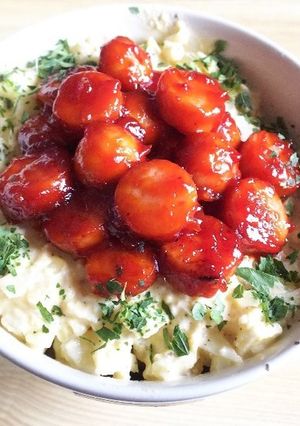 タルタルケチャップソーセージ丼-レシピのメイン写真