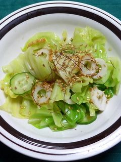 キャベツとちくわの中華風和えもの-レシピのメイン写真