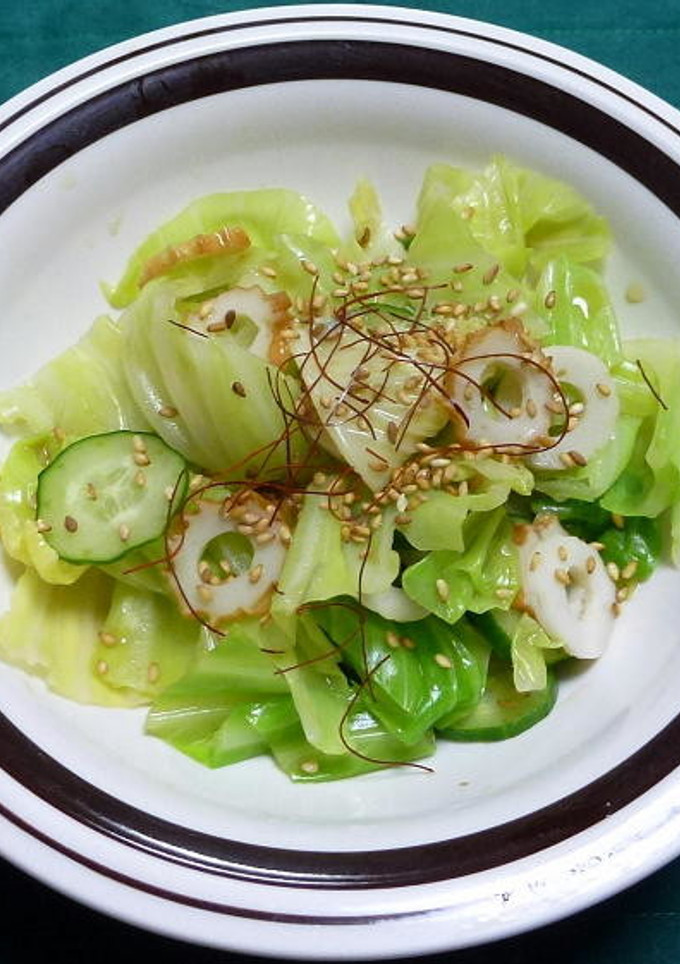 キャベツとちくわの中華風和えもの-レシピのメイン写真