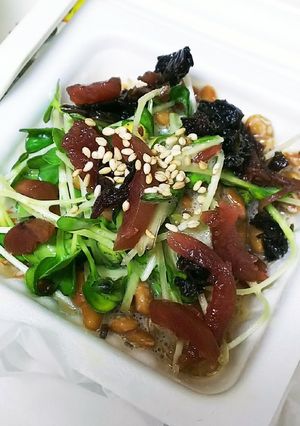 さっぱり！！カイワレ大根と梅の納豆-レシピのメイン写真