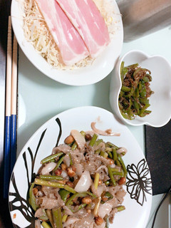 豚肉とニンニクの芽のみそピー炒め-レシピのメイン写真