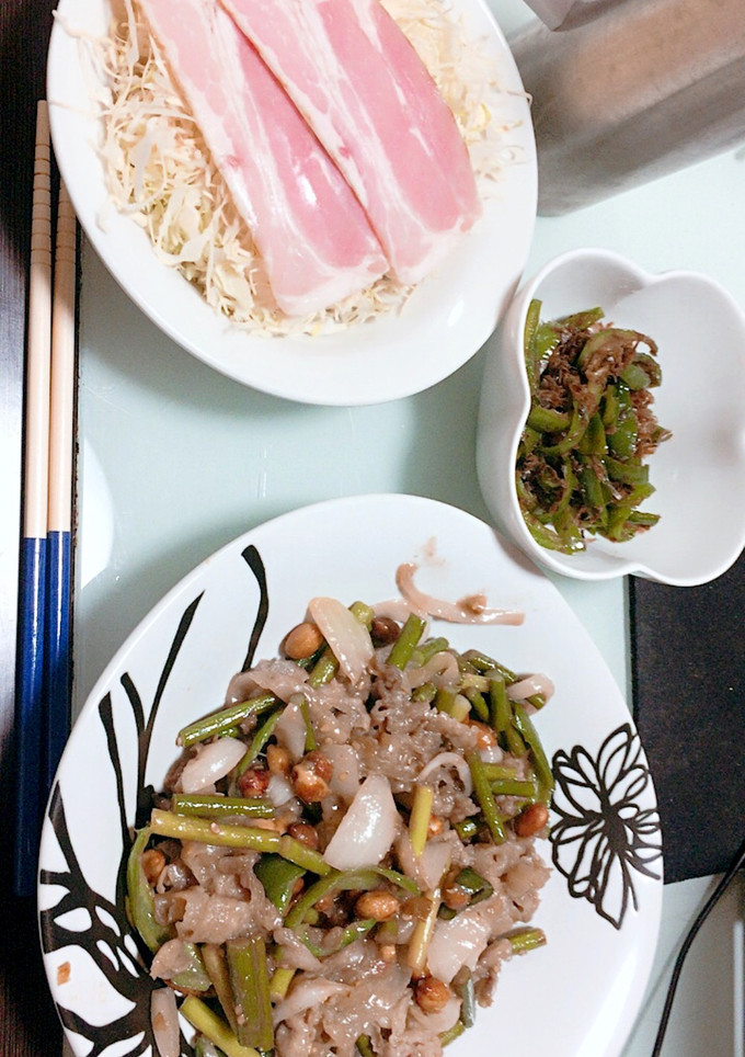 豚肉とニンニクの芽のみそピー炒め-レシピのメイン写真