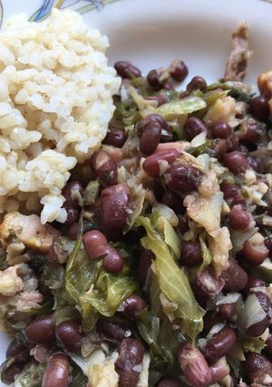 ゆで小豆のベーコン煮（ホットクック編）-レシピのメイン写真