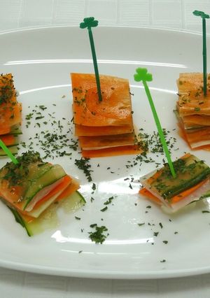 シャキシャキ野菜ミルフィーユ-レシピのメイン写真