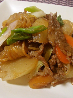 ヤーコンと長ねぎの牛肉しぐれ煮-レシピのメイン写真