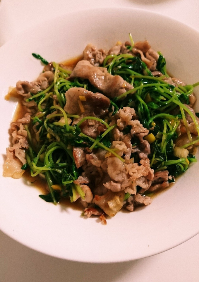 豚肉と豆苗の甘酢炒め-レシピのメイン写真