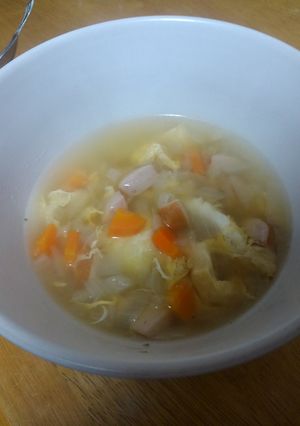 野菜入り卵スープ✌-レシピのメイン写真