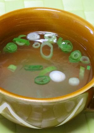 ネギと生姜の即席☆中華スープ-レシピのメイン写真
