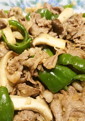 牛肉とピーマンのバジル風味炒め-レシピのメイン写真