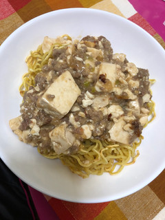 残った麻婆豆腐de麻婆麺-レシピのメイン写真