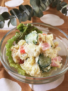 レンジで簡単ポテトサラダ-レシピのメイン写真
