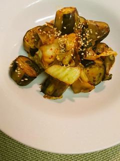 茄子のキムチ炒め-レシピのメイン写真
