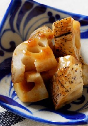 皮付きレンコンの梅肉和え◆サッと一品-レシピのメイン写真