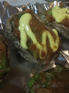 椎茸のネギ味噌納豆焼き-レシピのメイン写真