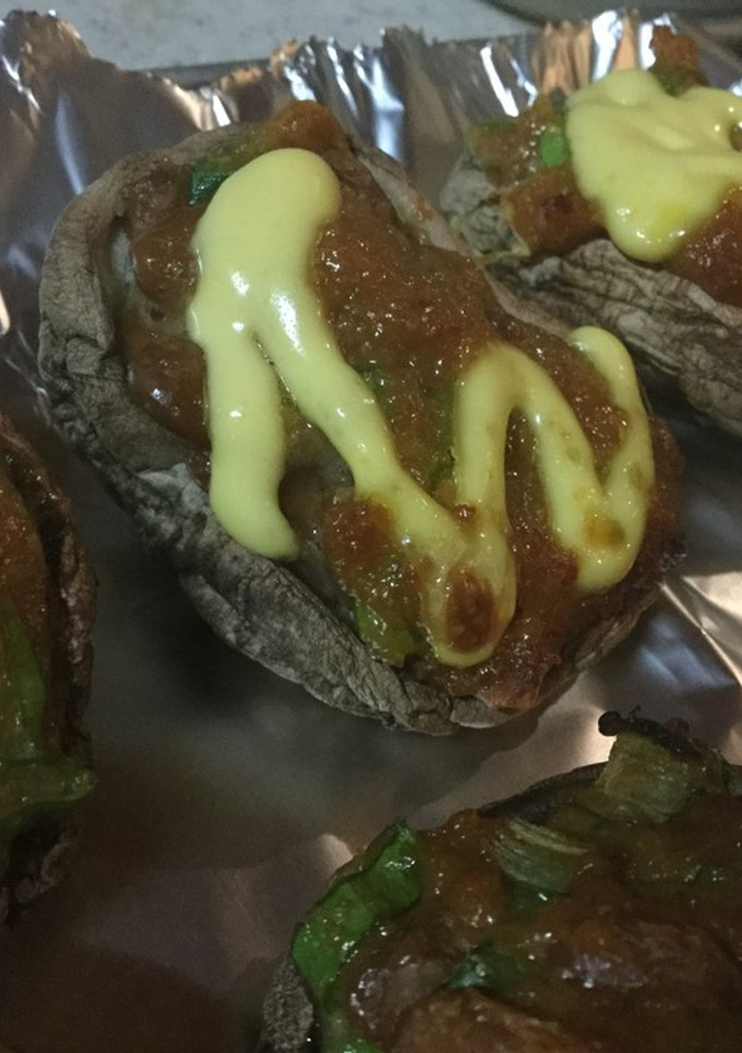 椎茸のネギ味噌納豆焼き-レシピのメイン写真