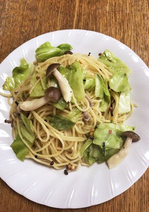 お茶漬けの素で作る簡単和風パスタ-レシピのメイン写真