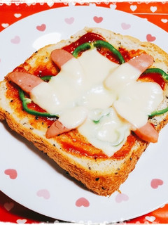 ♡簡単♪ピザトースト♡-レシピのメイン写真