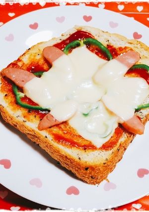 ♡簡単♪ピザトースト♡-レシピのメイン写真