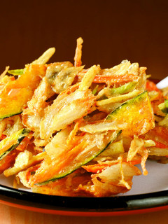 そば粉入り 香りごぼうと野菜のかき揚げ-レシピのメイン写真