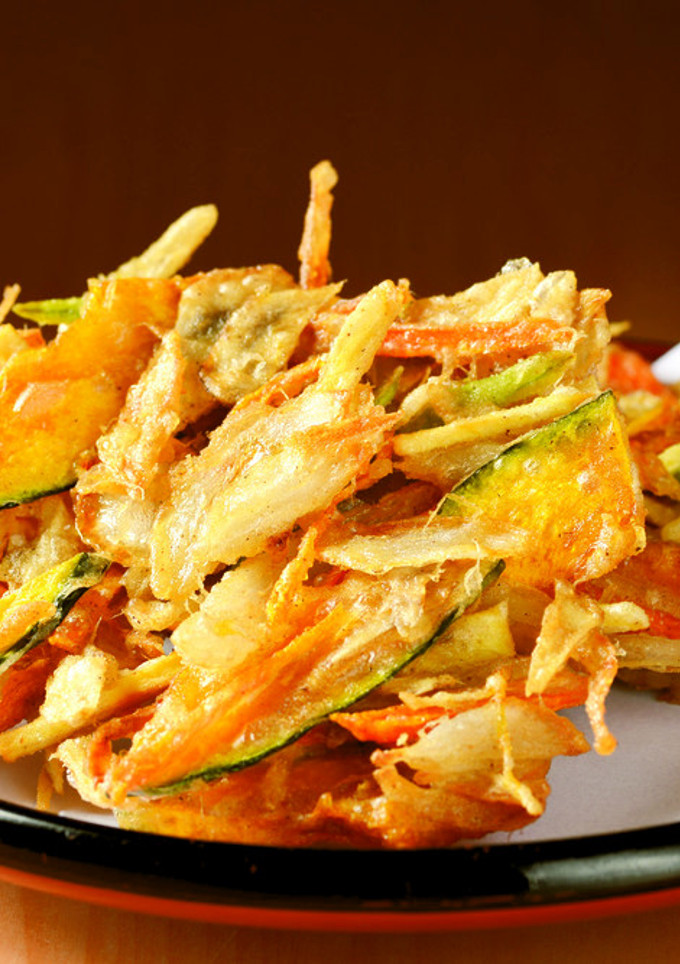 そば粉入り 香りごぼうと野菜のかき揚げ-レシピのメイン写真