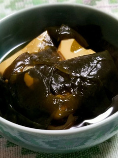 豆富とワカメの煮物-レシピのメイン写真
