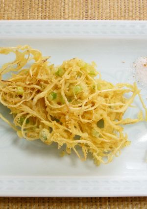 ねぎの根の天ぷら-レシピのメイン写真
