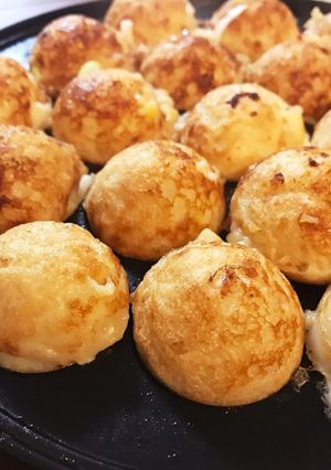カリッとトロッと♡まぁるいたこ焼き-レシピのメイン写真