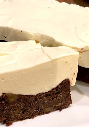ブラウニーチーズケーキ-レシピのメイン写真