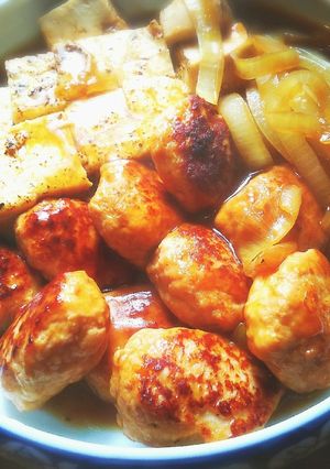 つくねのすき煮-レシピのメイン写真
