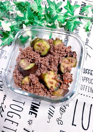 黄金比で簡単♡茄子のひき肉炒め-レシピのメイン写真