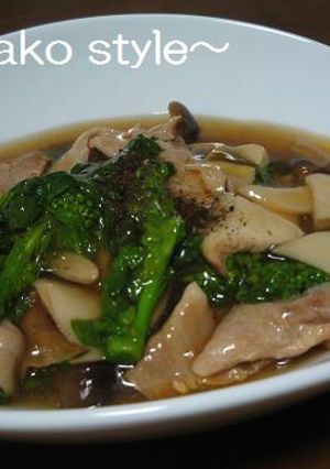 きのこいっぱいのあんかけ豆腐-レシピのメイン写真