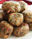 豆腐・カニカマ・青海苔のサックリ揚げ♪