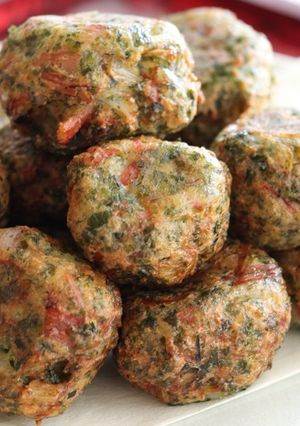豆腐・カニカマ・青海苔のサックリ揚げ♪-レシピのメイン写真