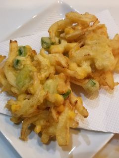 美味しい!アボカドとコーンのかき揚げ-レシピのメイン写真