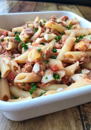 ペンネのトマトソース和え-レシピのメイン写真