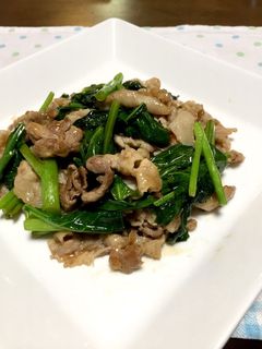 豚肉とケールのオイスター炒め♬-レシピのメイン写真