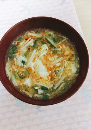 豆腐たっぷりサンラータン-レシピのメイン写真